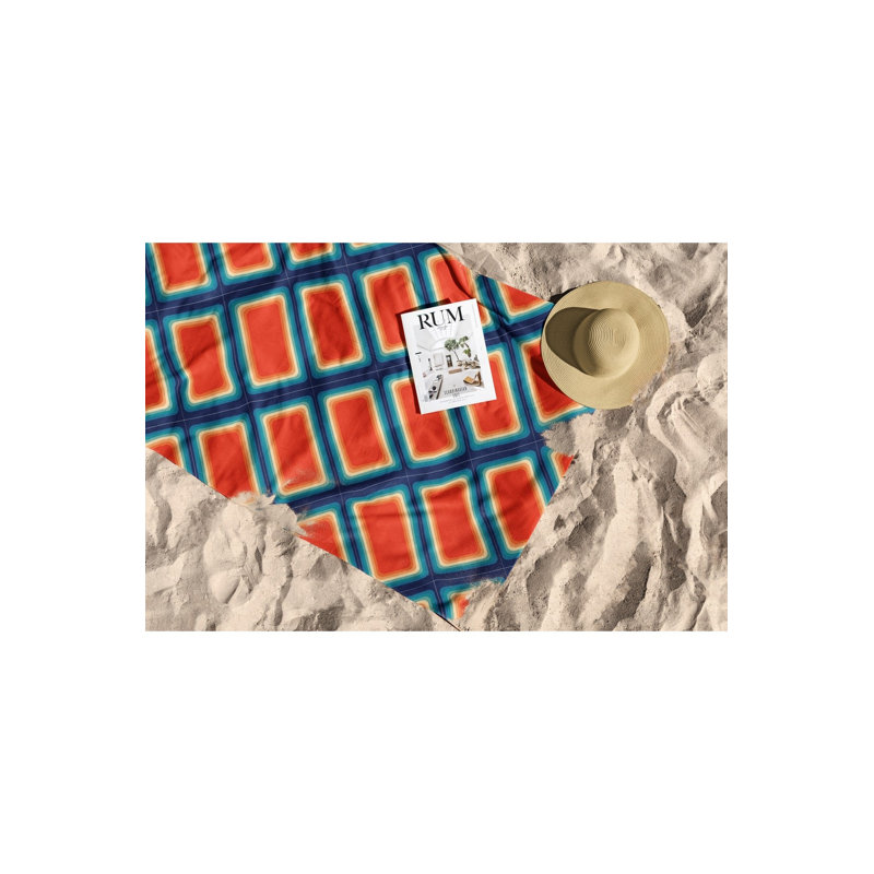 Serviette de plage ultra-douce, 30 x 59 pouces | Microfilament 70% polyester / 30% polyamide | Séchage rapide, léger et compact pour les voyages | Parfait pour la plage, la piscine, la salle de sport et les aventures en plein air