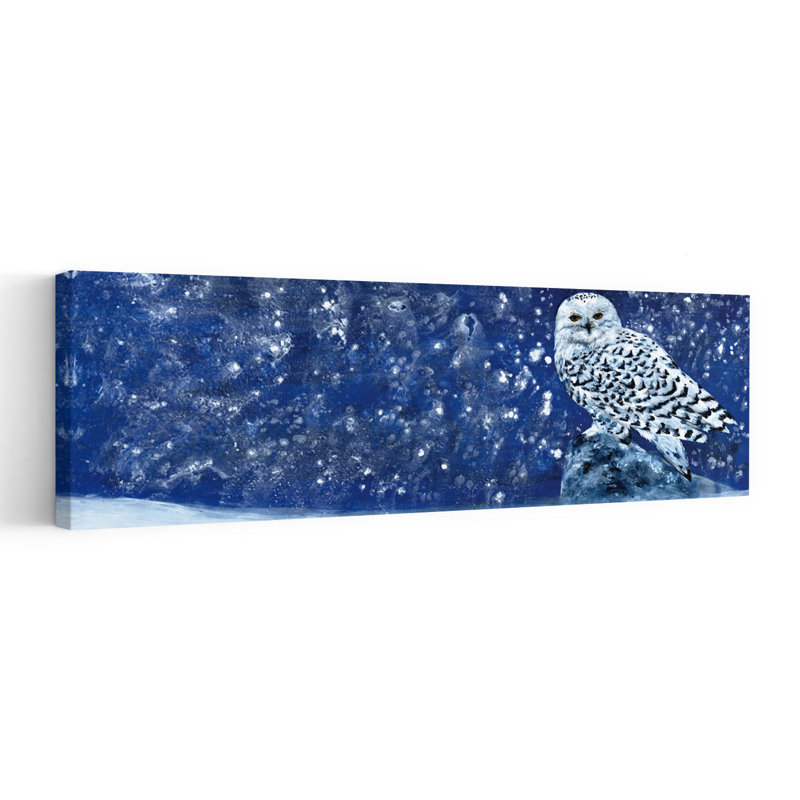 Art mural contemporain abstrait enneigé 60 x 28, H 60 po x l 20 po