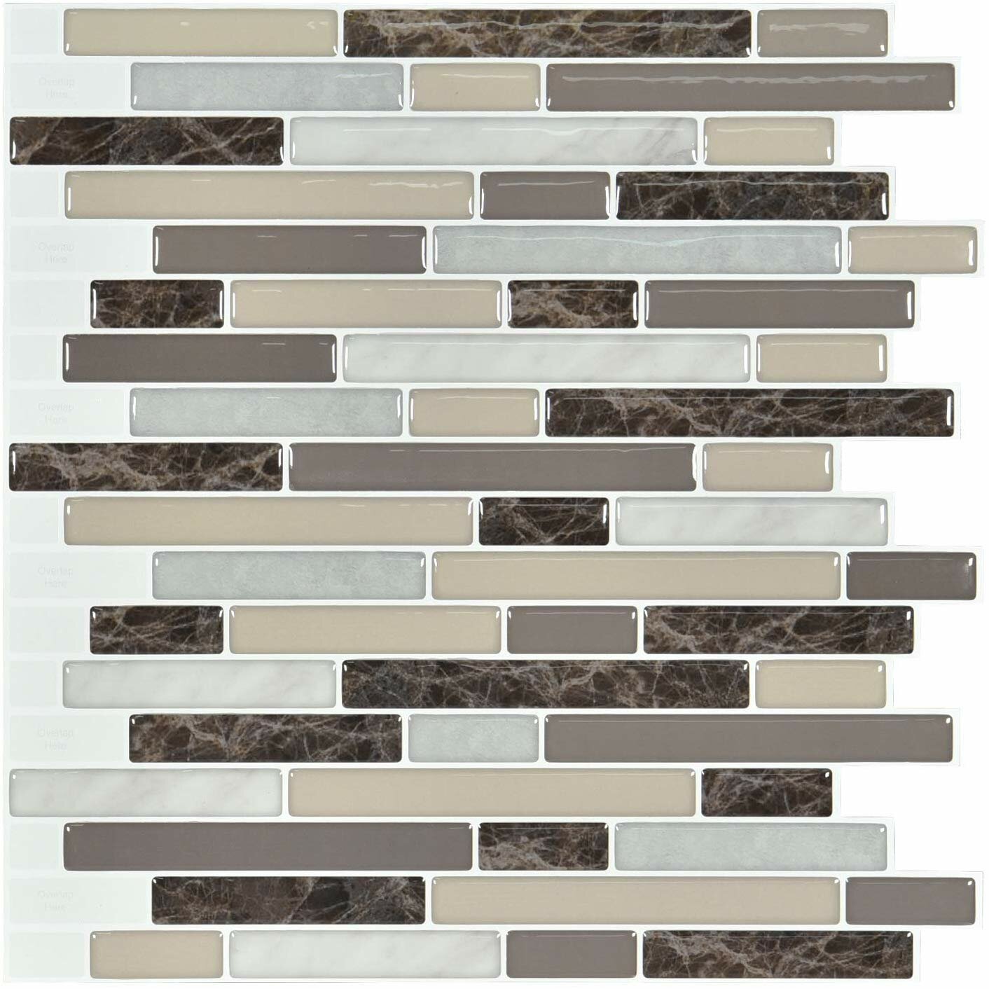 Art3d® 12x12 Peel and Stick Tile Backsplash for Kitchen & Bathroom 