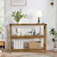 Console Darletha avec tablettes de rangement à 3 niveaux-250204916-223416851