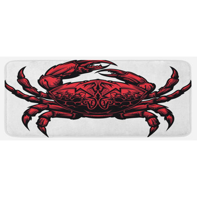 Tapis de cuisine crabes