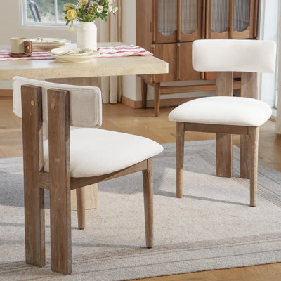 Chaises de salle à manger rembourrées en polyuréthane avec siège surdimensionné et structure en métal, chaise d'appoint pour les salles à manger, les cuisines et les salons
