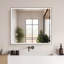 Armoire à pharmacie avec miroir en aluminium noir Atyana-1637038718