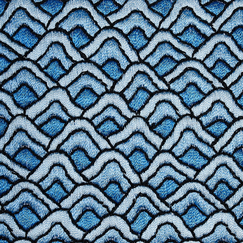 Ruban de broderie Sunrise, Bleu