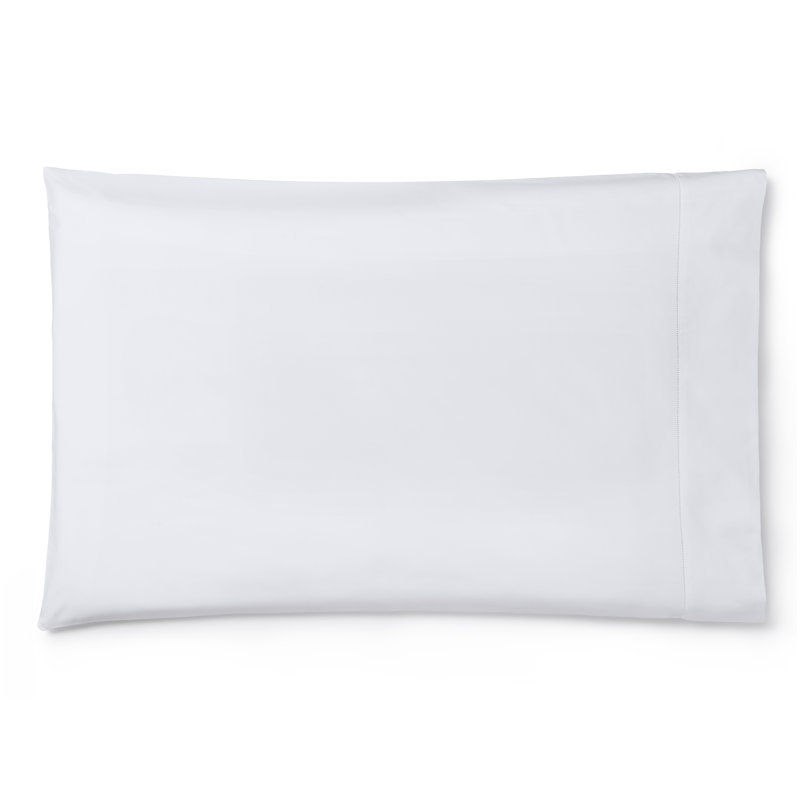 Sereno Percale Pillow Case, Standard, White