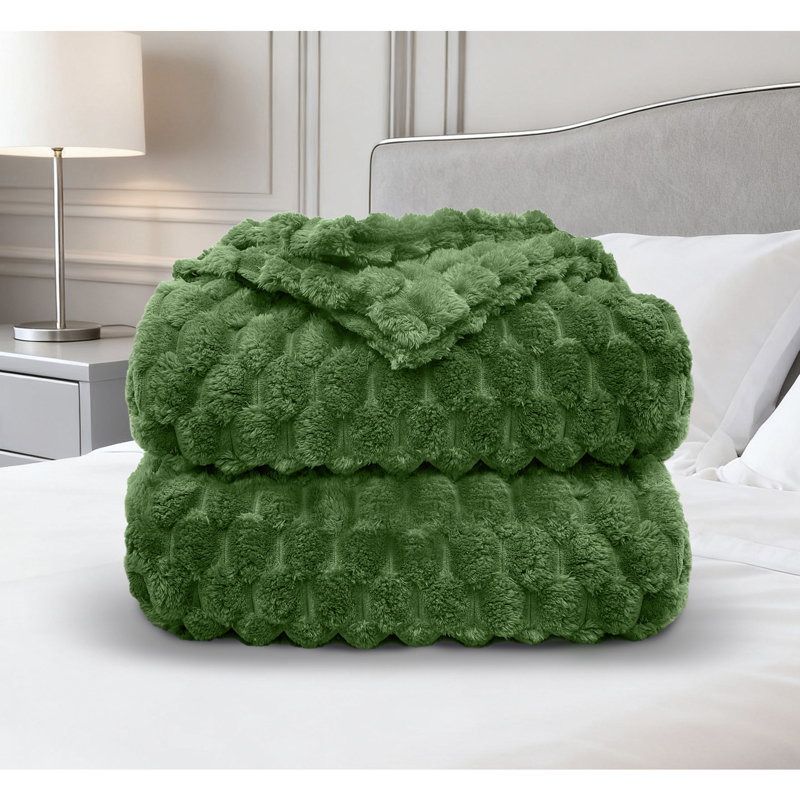 Throw Blanket, 240cm x 200cm, Green