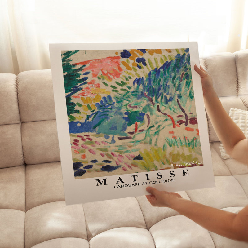 «Landscape and Nature Henri Matisse Landscape at Collioure», impression bohémienne non encadrée stylisée
