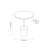 Wolak Marble and Metal Cylinder Base Side Table