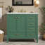 Meuble-lavabo 36 po avec comptoir en céramique, armoire et tiroirs-1172940404