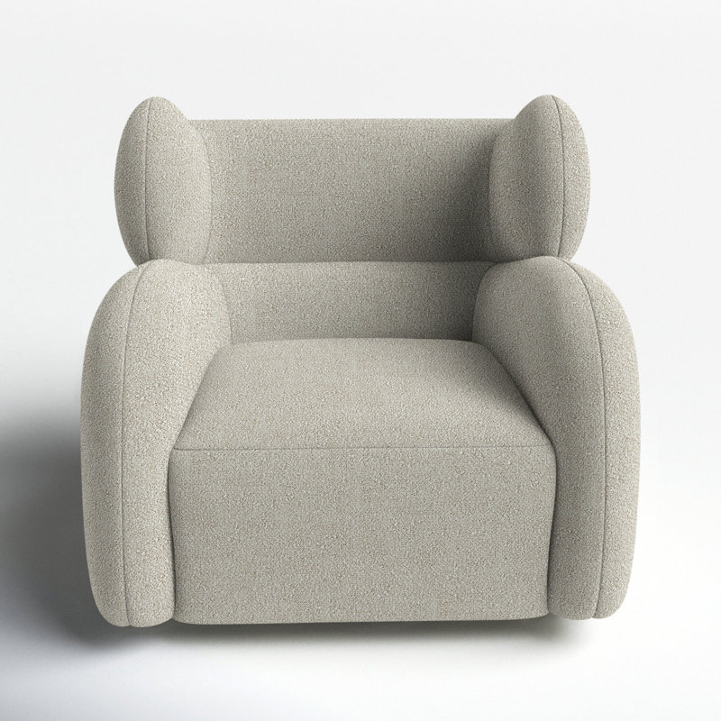 Pablo Swivel Armchair, Beige Chenille 1260-012