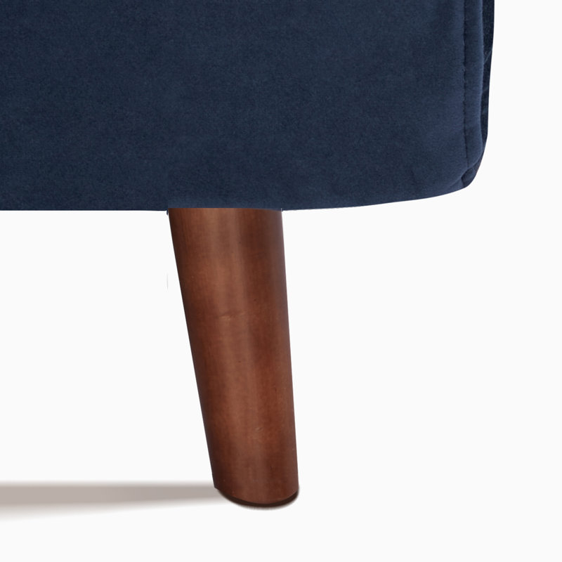 Fauteuil Arnuad, Velours bleu