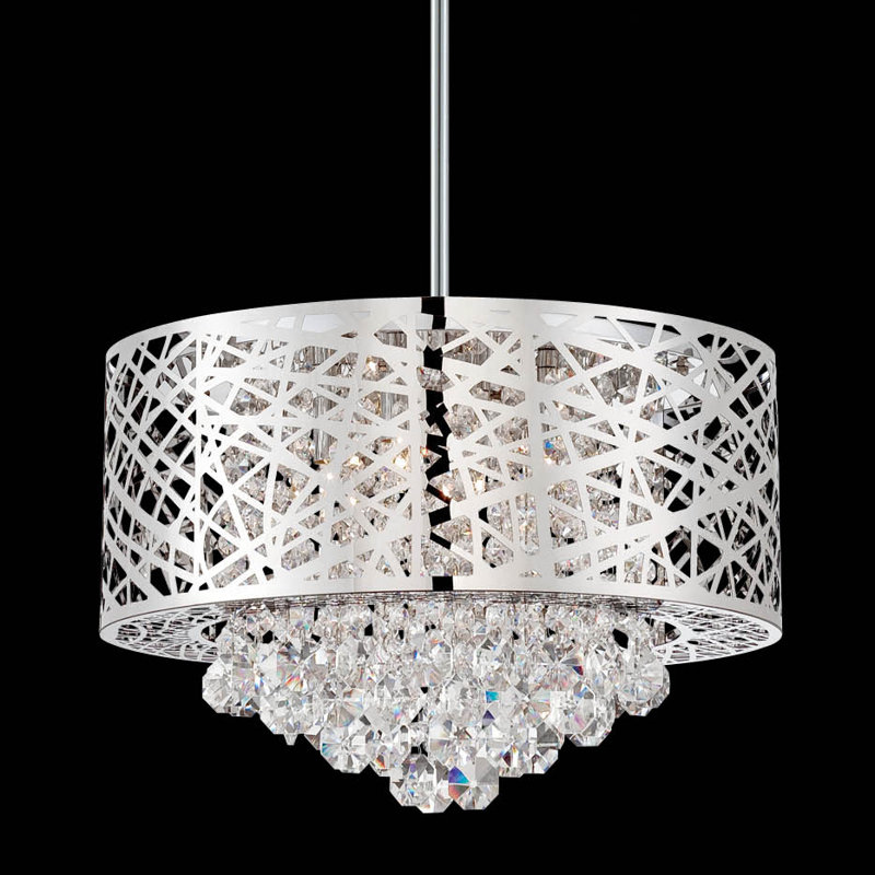 Doby 4 - Light Dimmable Drum Chandelier