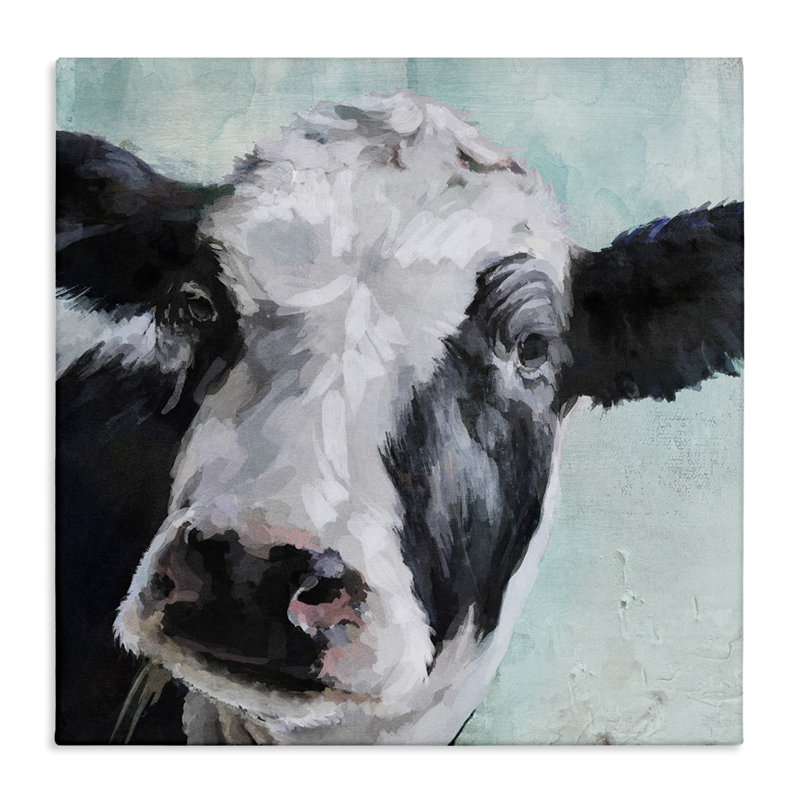 «Gentle Farm Cow», impression, H 17 po x l 17 po