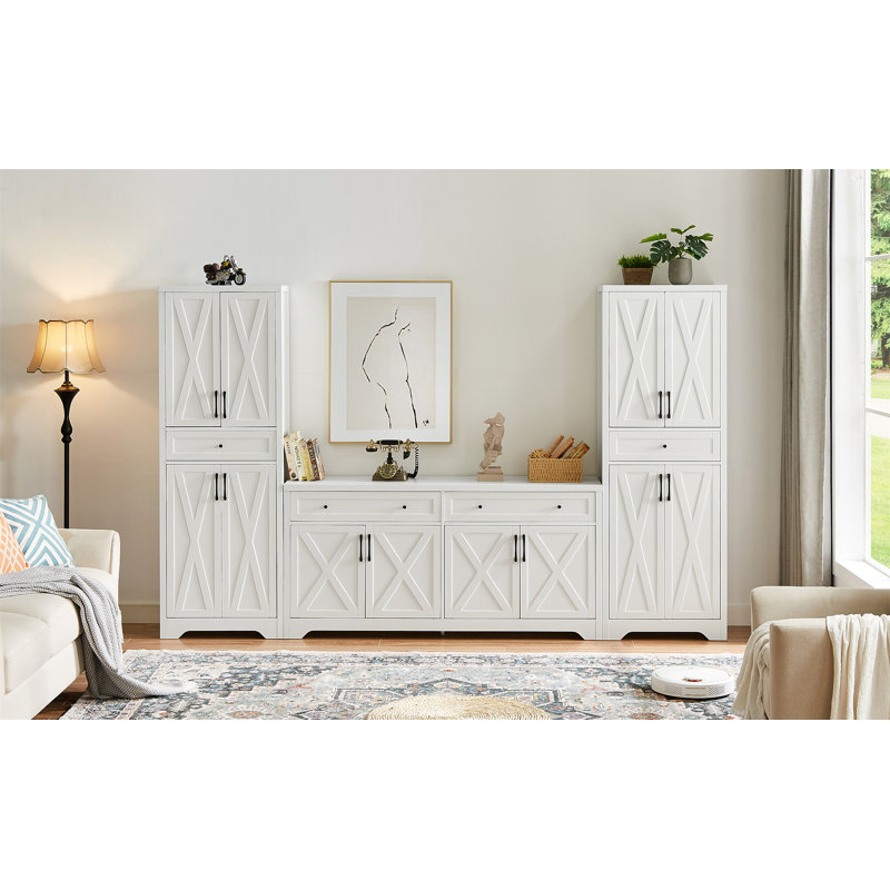 TV Cabinet Set Multifunctional TV Wall