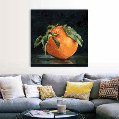 " Dark Orange Still Life II " by Emma Caroline Painting Print