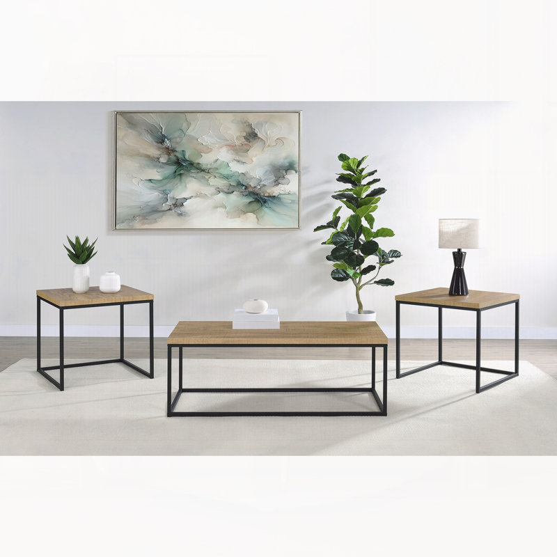 Ensemble de tables basses 3 pièces Mango