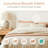 Mid-Century Modern Solid Wood Boucle Upholstered Headboard Bed Frame With USB & Type-C Port-123609752-123609753