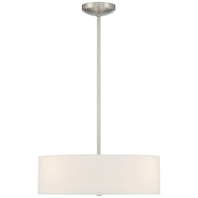 Luminaire suspendu ou semi-encastré 18 po Natane Mid Town - H 50,5 po x l 18 po x P 18 po