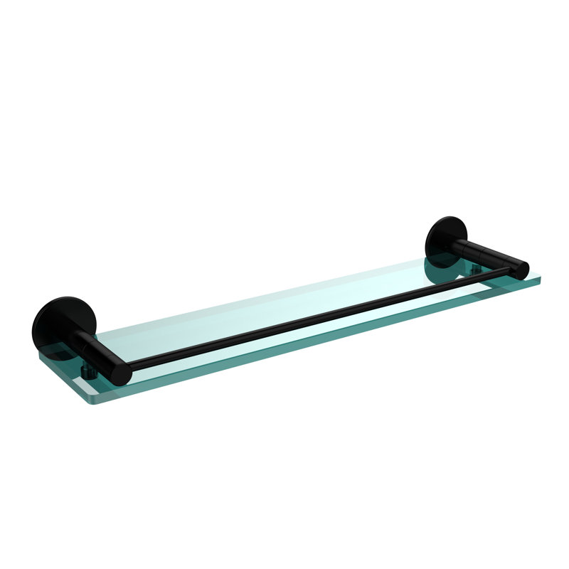 Tablette de support Ballenas, Noir mat