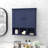 Minimalist style bathroom wall cabinet with 2 doors and adjustable shelves-71780608