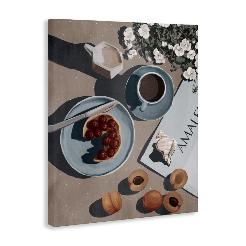 «Morning Brunch Fruit & Coffee», conception par Anna Lischenko, H 30 po x l 24 po