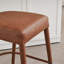 Tabouret de bar à hauteur de comptoir sans dossier avec confort rembourré et pieds en métal robustes
