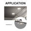 Éclairage à DEL architectural E2 L Lighting | 8 po | Puissance réglable 30/40 / 50W | 0-10V à intensité variable | 3CCT réglable 3000K 4000K 5000K