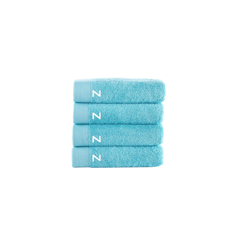 Dierks 4 pcs Hand Towels, Hand Towels - 4 Pack, Sea Glass, Z