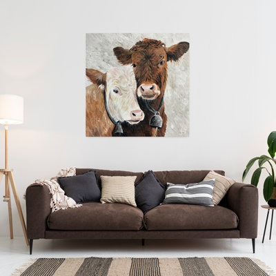 Cozy Couple 1 Piece Wrapped Canvas Wall Art