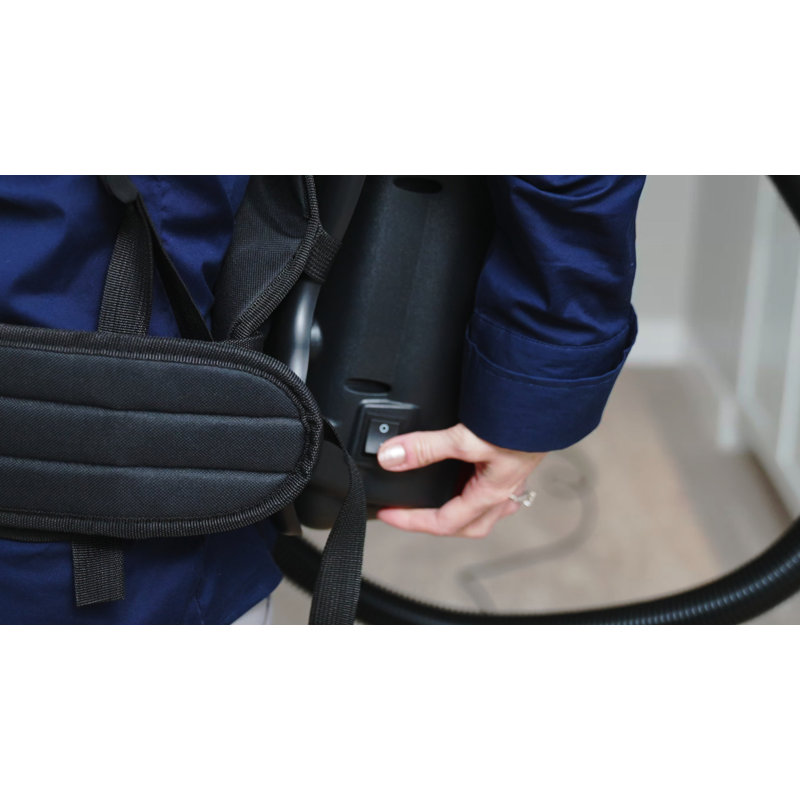 Atrix Jet Red HEPA Backpack Vacuum