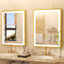 Throssell Aluminium Rectangle Wall Mirror-587243587