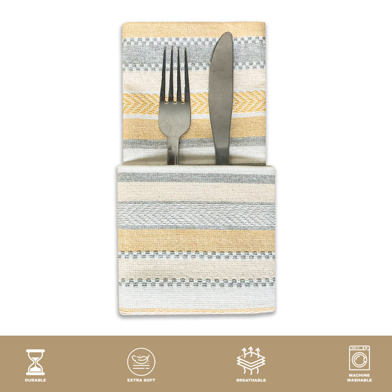 Altynai Square Napkin, Beige/Neutrals