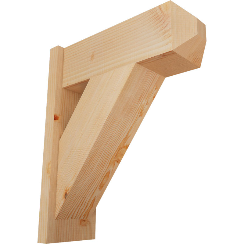 Artisan traditionnel en bois rustique, P 20 po x H 24 po, Sapin Douglas de 7 1/2 po (lisse)