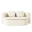Lit convertible 2 en 1 pliable 75 po avec couverture en laine de soie, plancher en chenille, chambre à coucher, 3 sièges, mousse haute densité, salon multifonctionnel respirant, siège, support en mousse, stable-121105505
