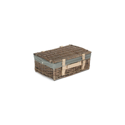 Wicker Hamper Basket with Lining
