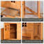 Poulailler d'extérieur en bois extra-large