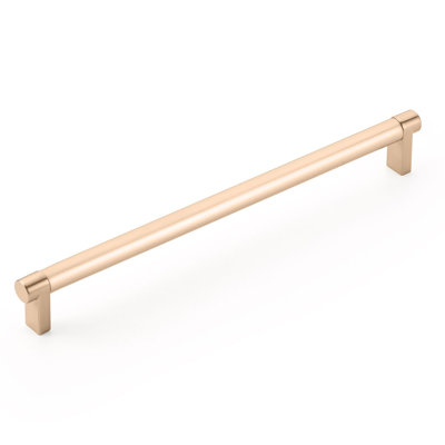 Emtek Select Cabinet Pull w/ Rectangular Stem & Smooth Bar