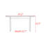 French style full solid wood console table-506420316