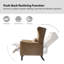 Fauteuil inclinable manuel en faux cuir Alexis-342415611