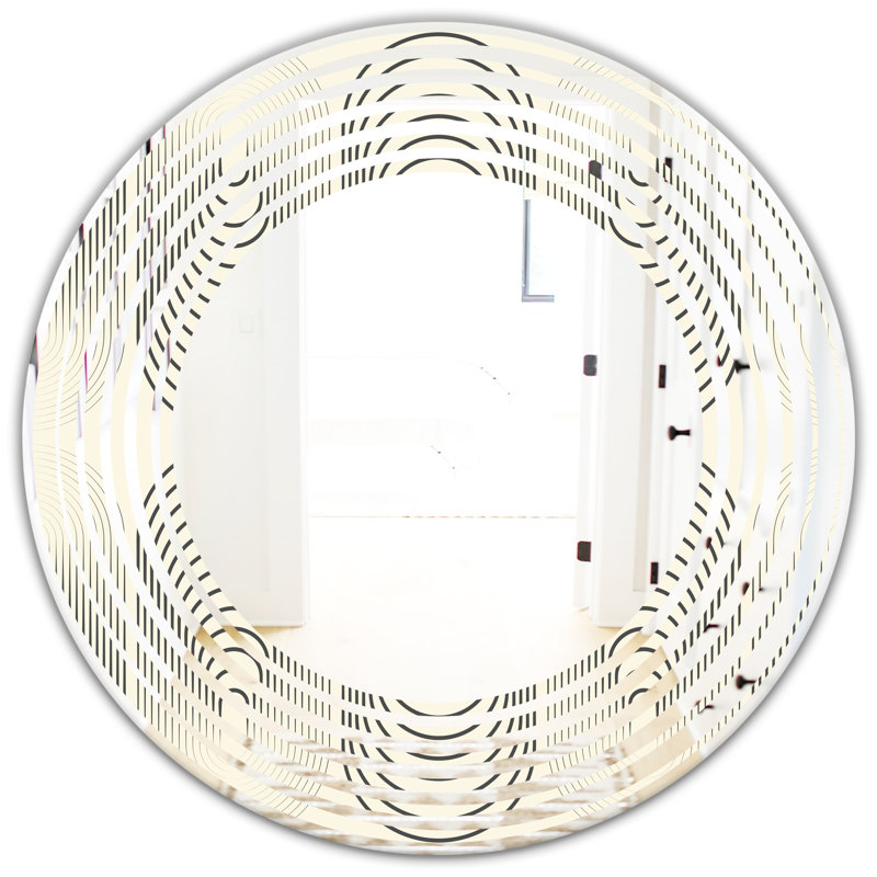 Miroir mural Wave, H 24 po x l 24 po
