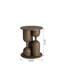 Base de table à manger moderne en bois massif sculpturale moderne, support de table ronde robuste pour la salle à manger de cuisine