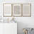Geometric Subtle Abstract Modern Minimalist Neutral Home Decor - Framed Canvas Print Wall Art Work-73380199-73380200