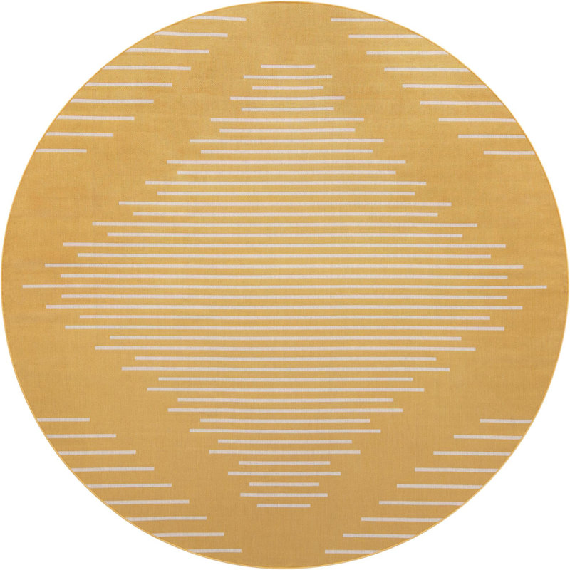 Wallington Geometric Indoor Rug, Round 10'8"