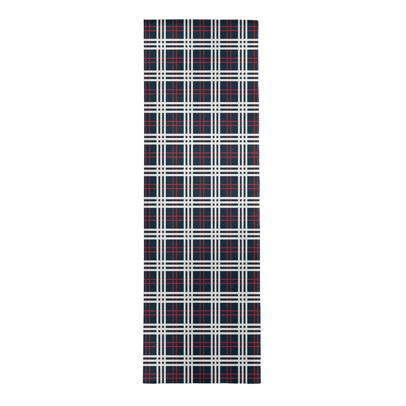 Plaid Indoor Rug, Runner 2'6" x 8'