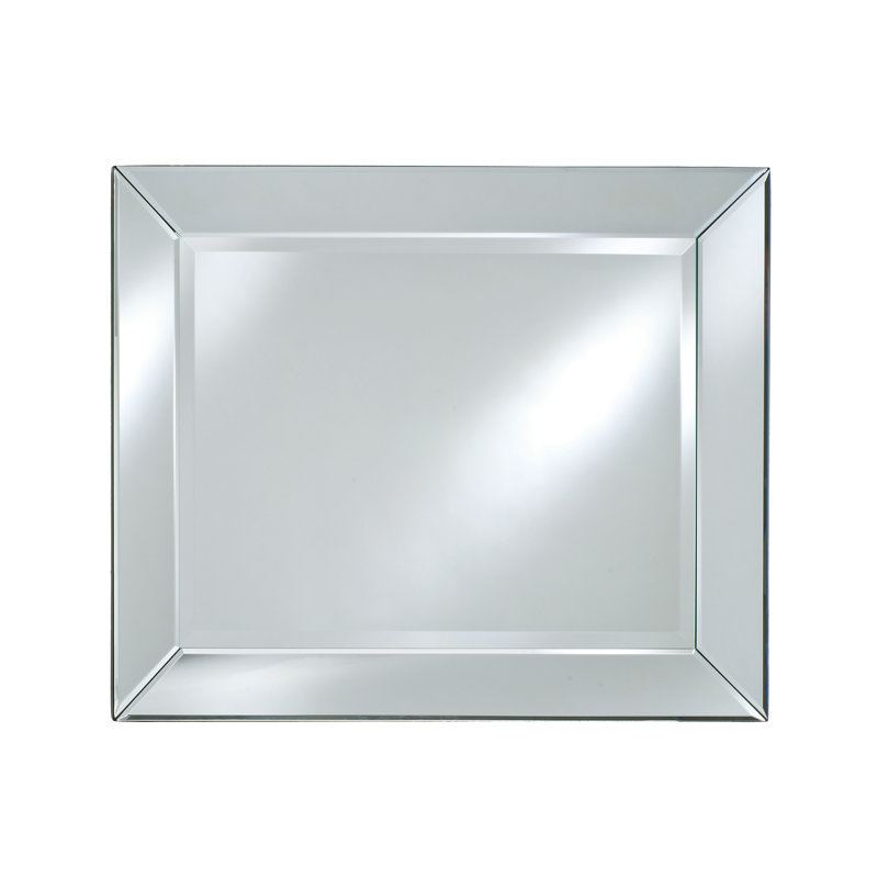 Molden Glass Rectangle Wall Mirror, 30" H x 36" W