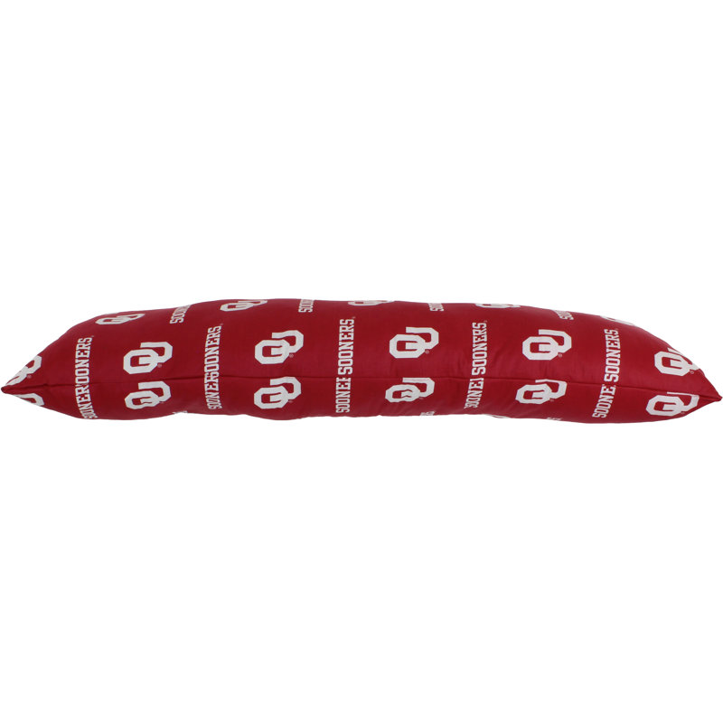 100% Cotton Lumbar Pillow, Oklahoma Sooners