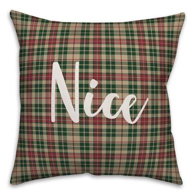  Coussin décoratif Nice in Tartan