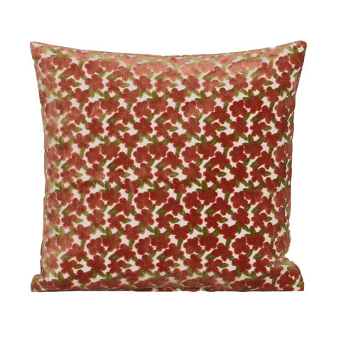  Gretchen Rose 20 Inch Polyester Accent Pillow
