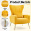 Upholstered velvet armchair-1172453014