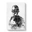 Rude Policeman In Abstract by Banksy - Wrapped Canvas-55341935